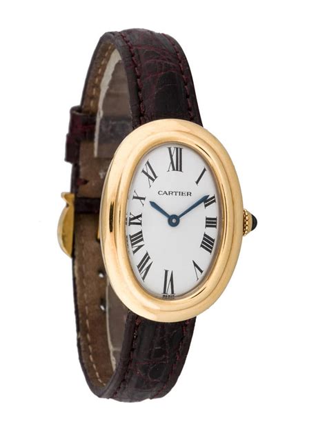 oval cartier watch|cartier baignoire price.